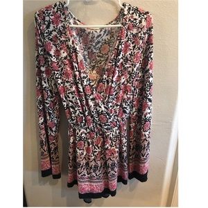 Floral Long Sleeve Romper